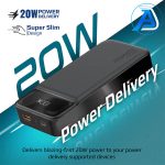 پاوربانک پرومیت مدل TORQ-20 ظرفیت 20000 میلی آمپر ساعت