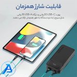 پاوربانک پرومیت مدل TORQ-20 ظرفیت 20000 میلی آمپر ساعت